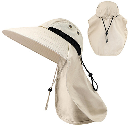 

Fishing Hat Fisherman Hat Hiking Hat Hat 1 PCS Portable Sunscreen UV Resistant Breathable Solid Color Nylon Autumn / Fall Spring Summer for Men's Camping / Hiking Hunting Fishing Army Green Khaki