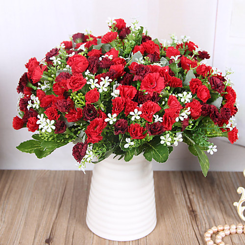 

Artificial Flower Single Bouquet Carnation Wedding Rose Garden Decoration Flower