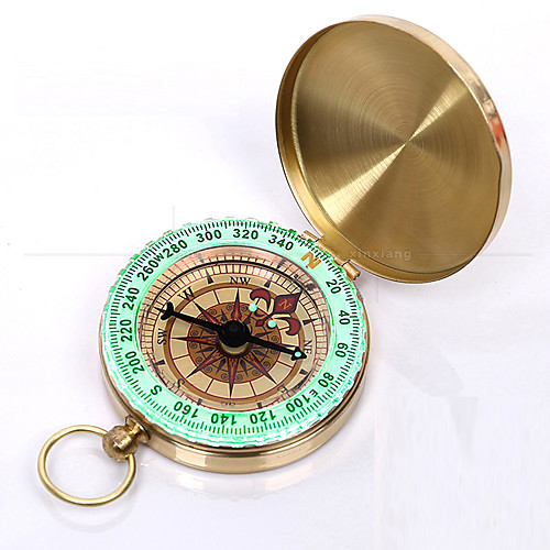 

Compasses Compass Rustproof Convenient Coppery Camping / Hiking Camping / Hiking / Caving Traveling 1 pcs Gold