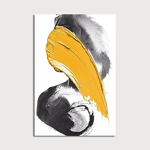 

Oil Painting Hand Painted Vertical Abstract Modern Stretched Canvas