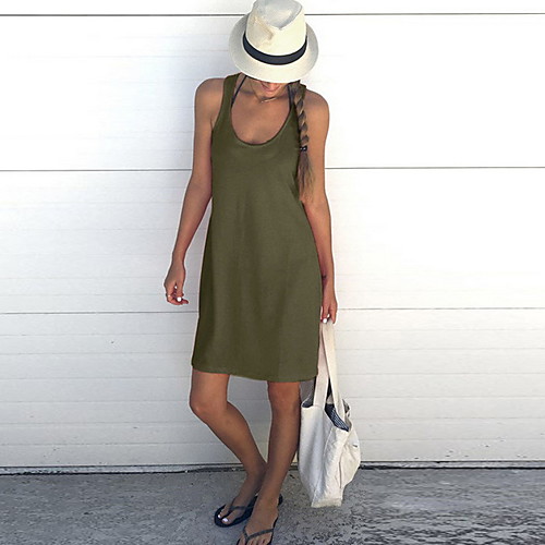

Casual Sleeveless loose dress
