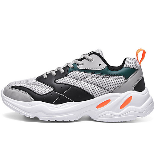 

Men's PU Fall & Winter Casual Trainers / Athletic Shoes Running Shoes / Hiking Shoes Black / Beige / Gray