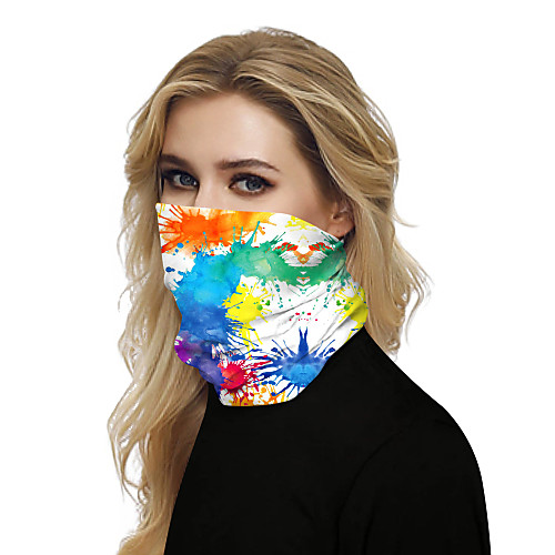 

Women's Bandana Balaclava Neck Gaiter Neck Tube UV Resistant Quick Dry Lightweight Materials Cycling Polyester for Men's Women's Adults / Pollution Protection / Floral Botanical Sunscreen / High Breat