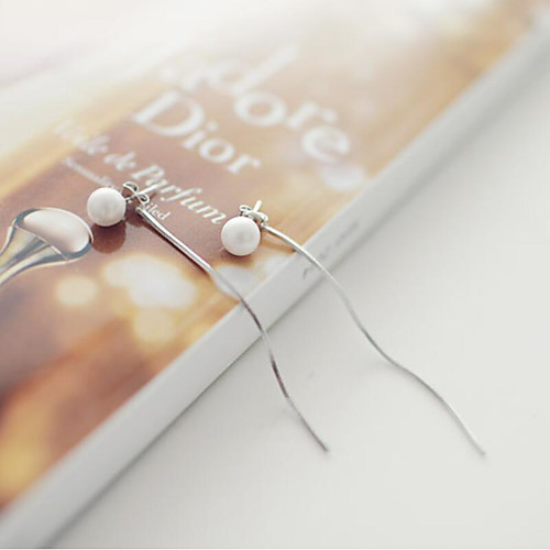 

Women's Earrings Holiday Wedding Birthday Romantic Earrings Jewelry Gold / Silver For Date Street Festival 1 Pair