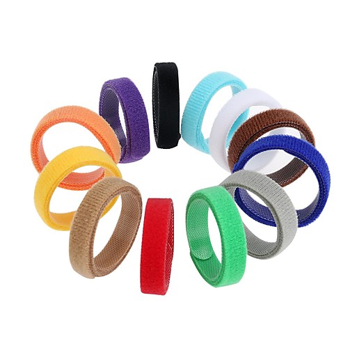 

Cat Dog Whelping Dog Collar Puppy ID Collars Identification Collar Adjustable / Retractable Solid Colored Nylon Small Dog Rainbow 12pcs