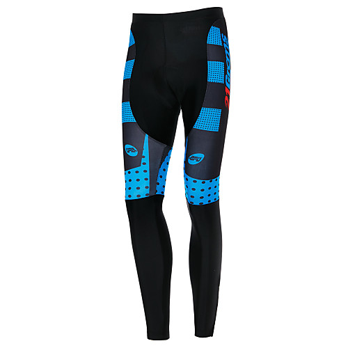 

Malciklo Men's Cycling Tights Polyester Bike Pants / Trousers Bottoms Breathable Sports Blue / Black Mountain Bike MTB Road Bike Cycling Clothing Apparel Bike Wear / Micro-elastic