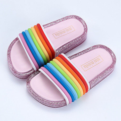 

Girls' LED / Comfort / LED Shoes PVC Sandals Toddler(9m-4ys) / Little Kids(4-7ys) Black / Fuchsia / Pink Summer