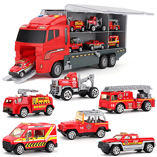 

1:64 Plastic Metal Truck Race Car Diecast Vehicle Construction Set Toys Car New Design Simulation Parent-Child Interaction Kids Car Toys