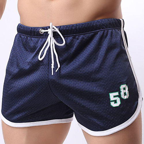 

Men's Sporty Swim Trunk Beach board shorts Swimwear Swimsuit - Solid Colored Breathable M L XL Light Blue White Black Red Royal Blue