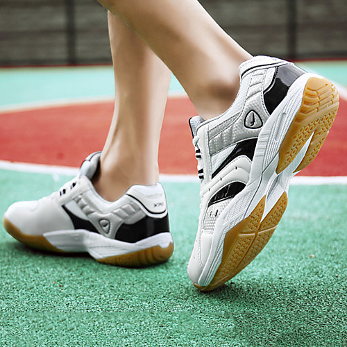

Men's Women's Tennis Shoes Table Tennis Shoes Badminton Shoes Lightweight Breathable Wearable Comfortable Tennis Badminton Outdoor Exercise Spring, Fall, Winter, Summer White Green