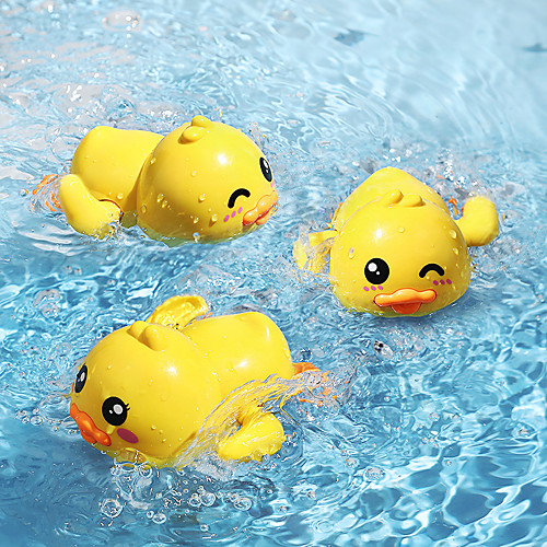

Bath Toy Water Scoop Toy Water Pool Bathtub Toy Duck Plastic Cute Wind Up Swimming Swimming Pool Bathtime Bathroom Kid's Summer for Toddlers, Bathtime Gift for Kids & Infants
