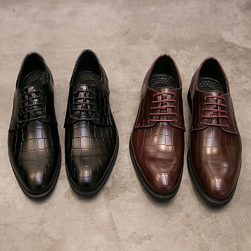 

Men's Spring & Summer Classic Daily Oxfords PU Black / Brown