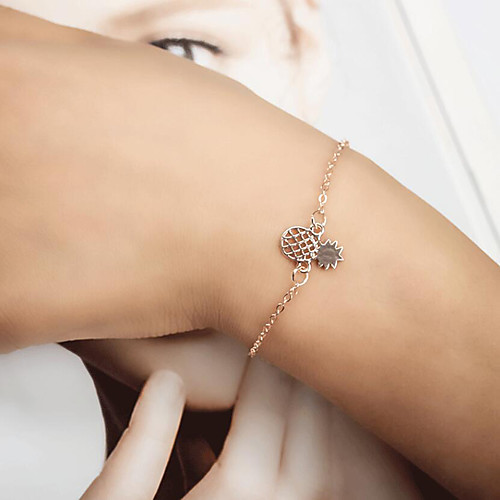 

Women's Bracelet Classic Wedding Birthday Vintage Theme European Trendy Casual / Sporty Ethnic French Alloy Bracelet Jewelry Rose Gold / Gold / Silver For Date Festival