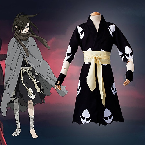 

Inspired by Cosplay Anime Cosplay Costumes Japanese Cosplay Suits Gloves Scarf Kimono Coat For Men's / Waist Belt