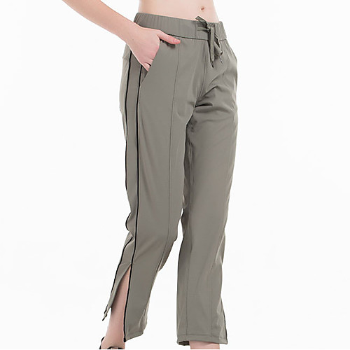

Women's High Waist Yoga Pants Wide Leg Pocket Fashion Black Green Gray Running Fitness Gym Workout Bottoms Sport Activewear Breathable Comfort Quick Dry Moisture Wicking Soft Micro-elastic Loose
