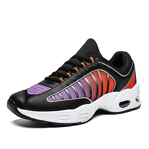 

Men's Fall / Spring & Summer Daily Outdoor Trainers / Athletic Shoes Running Shoes / Walking Shoes Mesh Breathable Non-slipping Shock Absorbing Black / White / White / Green / Purple