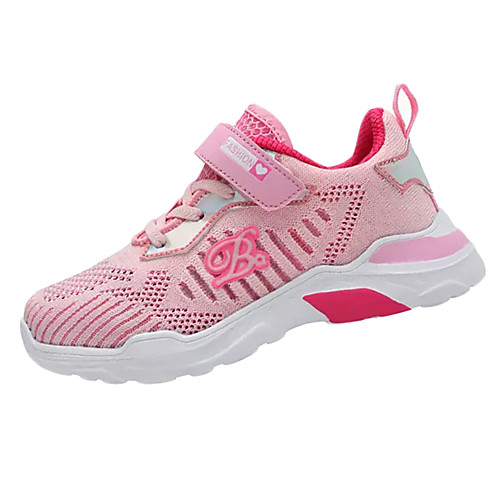 

Girls' Comfort Knit / Mesh Trainers / Athletic Shoes Big Kids(7years ) Running Shoes Black / Peach / Pink Spring