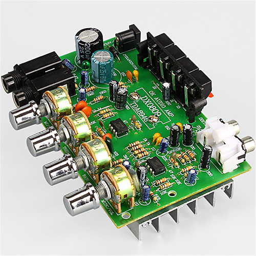 

Amplifier Board Digital Audio Stereo 12 V 3030 2.0 Connect to Microphone Adapters for Car Home Theater Speakers DIY