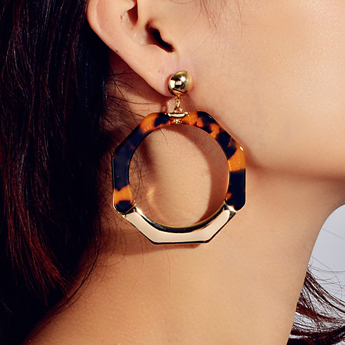 

Women's Earrings Geometrical Fashion Punk Trendy Victorian Lolita Africa Earrings Jewelry Brown For Wedding Party Evening Engagement Prom Festival 1 Pair