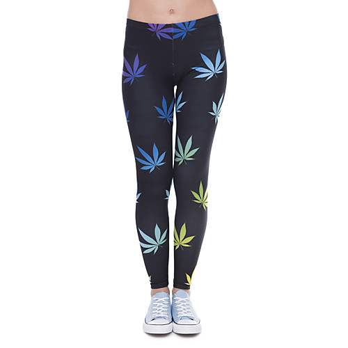 

Women's Yoga Pants 3D Print Black Elastane Yoga Running Fitness Tights Leggings Sport Activewear Quick Dry Tummy Control Butt Lift Moisture Wicking High Elasticity Skinny