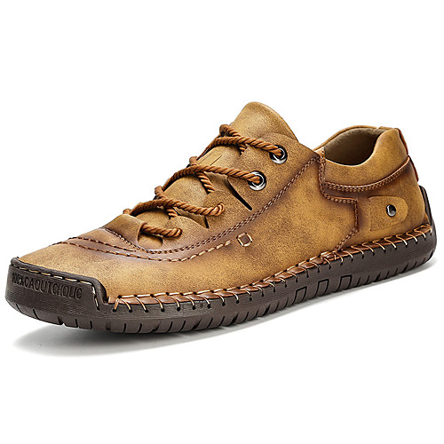 

Men's Spring & Summer / Fall & Winter Classic / British Daily Outdoor Sneakers Walking Shoes Suede Breathable Wear Proof Light Brown / Dark Brown / Black