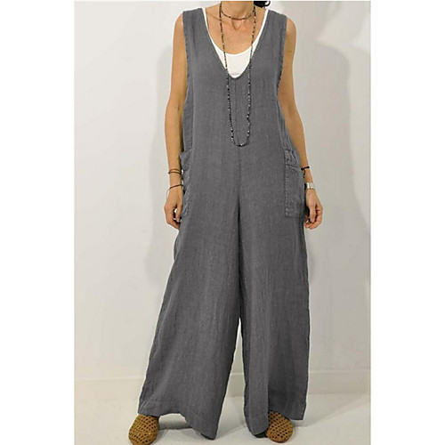 

Women's Wine Green Navy Blue Jumpsuit Onesie, Solid Colored S M L