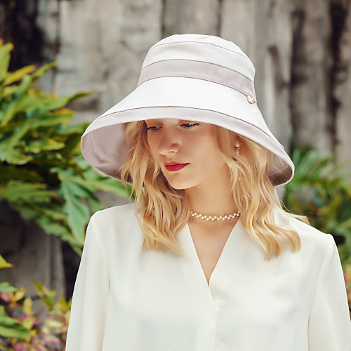 

Casual / Daily Cotton Hats with Color Block 1pc Casual / Daily Wear Headpiece