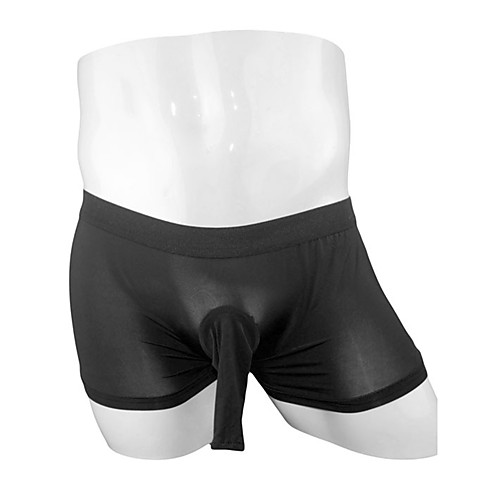 

Men's Basic Boxers Underwear - Normal Low Waist Black Red Blushing Pink One-Size