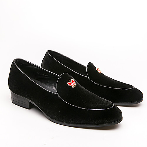 

Men's Summer Business / Casual Daily Loafers & Slip-Ons Walking Shoes Suede Breathable Non-slipping Wear Proof Black / Blue
