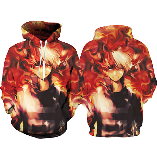 

Inspired by My Hero Academia Boko No Hero Cosplay Costume Hoodie Polyster Print Printing Fancy Hoodie For Men's / Women's