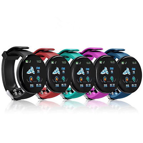 

D18 Unisex Smartwatch Android iOS Bluetooth Touch Screen Heart Rate Monitor Blood Pressure Measurement Health Care Camera Control ECGPPG Pedometer Sleep Tracker Community Share