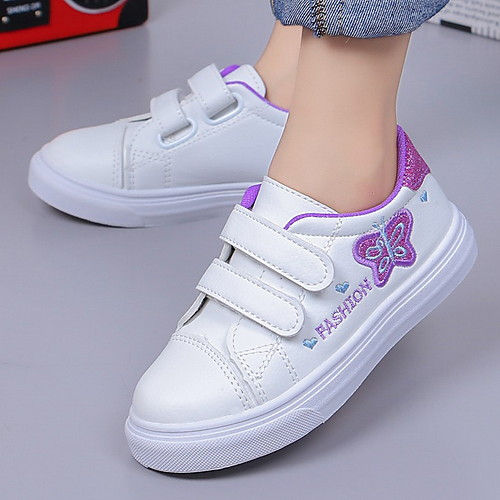 

Girls' Comfort PU Trainers / Athletic Shoes Little Kids(4-7ys) Running Shoes Purple / Pink Summer