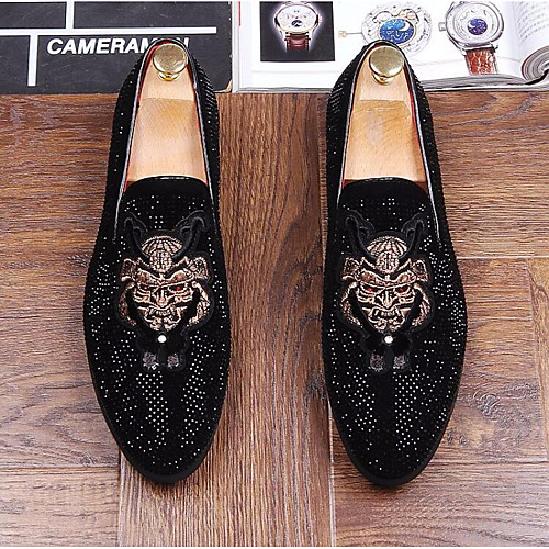 

Men's Spring & Summer Classic Daily Loafers & Slip-Ons Rubber Black / Silver