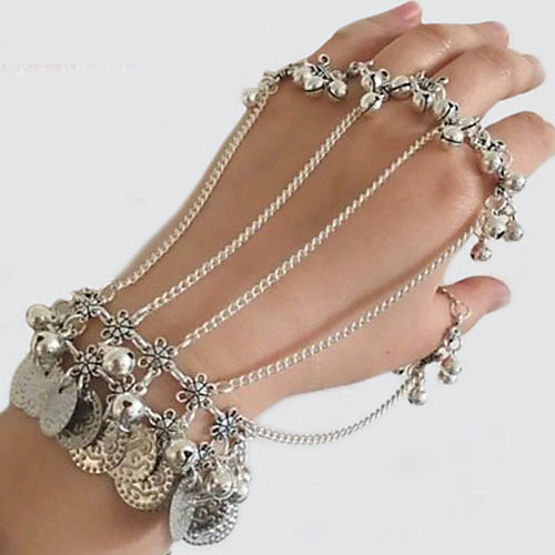 

Dance Accessories Accessories Women's Training / Performance Silver Silver Coin / Chain Bracelets