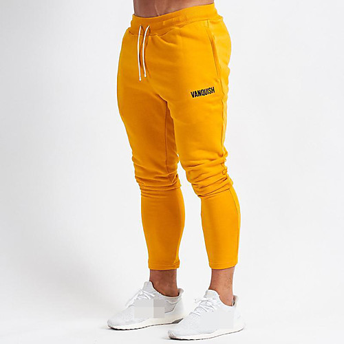 

Men's Sweatpants Joggers Track Pants Sports & Outdoor Athleisure Wear Bottoms Drawstring Cotton Winter Running Walking Jogging Training Moisture Wicking Breathable Soft Sport Solid Colored Black