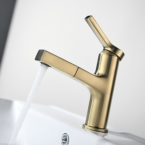 

High Quanlity Soft Foaming Pull-Down Art Basin Faucet with Spray Head Pull-out Mixed Tap Brushed Golden Matt Black Gun Grey Silver MS13