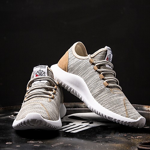 

Men's Trainers Athletic Shoes Outdoor Running Shoes Mesh Non-slipping Black Blue Gold Summer