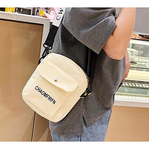 

Women's Zipper Polyester Crossbody Bag Yellow / Black / Beige