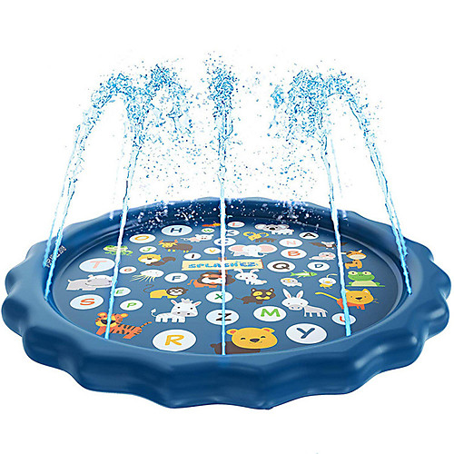 

Splash Pad Sprinkler for Kids Inflatable Pool Kiddie Baby Pool Inflatable PVC Summer Pool Adults Kids All Toy Gift