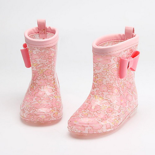 

Boys' / Girls' Rain Boots PVC Boots Little Kids(4-7ys) Denim Blue / Yellow / Fuchsia Spring