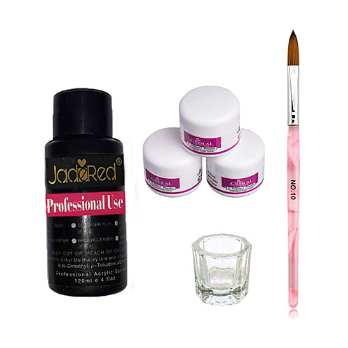

6 pcs Nail Kits Classic DIY Stylish Professional Traditional / Classic Daily Beginner Festival Acrylic Liquid Acrylic Powder UV Gel for Finger Nail