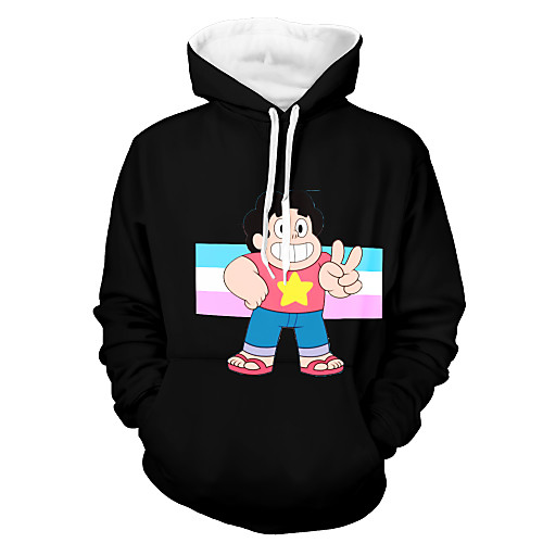 

Inspired by Cosplay steven universe Cosplay Costume Hoodie Pure Cotton Print Printing Fancy Hoodie For Men's / Women's