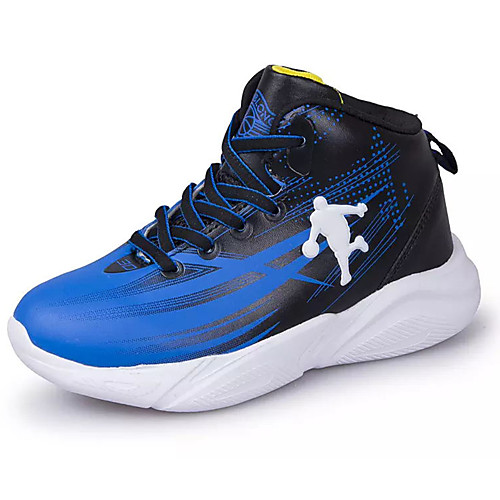 

Boys' Comfort PU Trainers / Athletic Shoes Big Kids(7years ) Basketball Shoes White / Red / Blue Summer