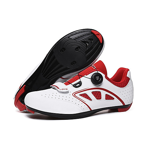 

Men's Spring & Summer Sporty Athletic Trainers / Athletic Shoes Cycling Shoes PU Non-slipping White / Black / Green Color Block