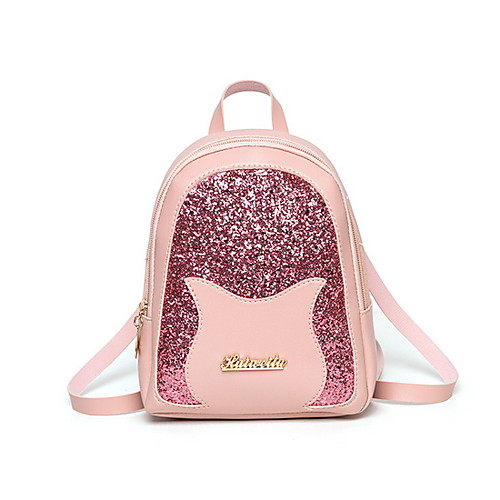 

Women's Zipper PU Crossbody Bag Solid Color Wine / Black / Blushing Pink