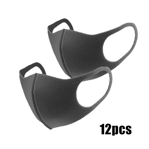 

Mask Training Mask Workout Mask Sports Mask Windproof Breathable Washable High Elasticity Dustproof Bike / Cycling White Yellow Pink 3D for Unisex Running Jogging Training Solid Colored 12pcs