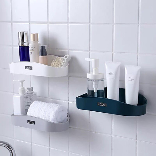 

NEW Bathroom Shelf Storage Shampoo Holder Kitchen Storage Rack Organizer Wall Shelf Bathroom Holder Shelves Corner Shower Shelf