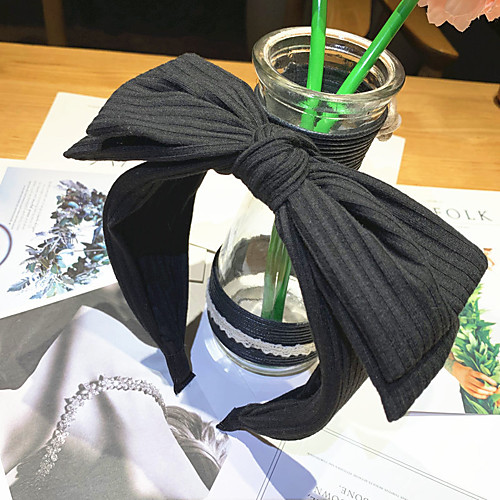 

Double Layer Cloth Hair Accessory with Flower 1 Piece Casual / Daily Wear Headpiece