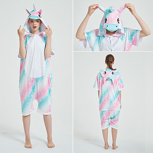 

Adults' Kigurumi Pajamas Unicorn Flying Horse Onesie Pajamas polyester fibre Yellow / Pink / Blue Cosplay For Men and Women Animal Sleepwear Cartoon Festival / Holiday Costumes / Leotard / Onesie