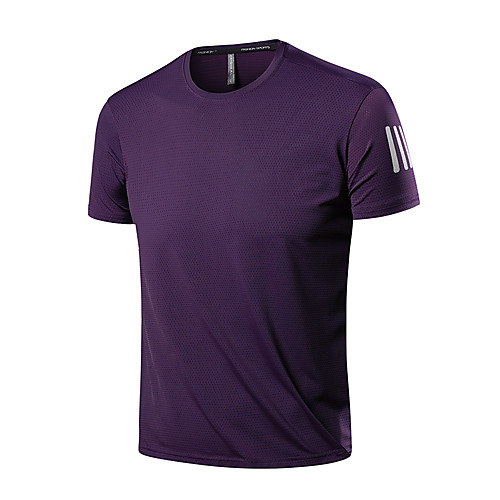 

Men's Solid Colored T-shirt Daily Sports Round Neck White / Black / Blue / Purple / Green / Light Green / Gray / Short Sleeve